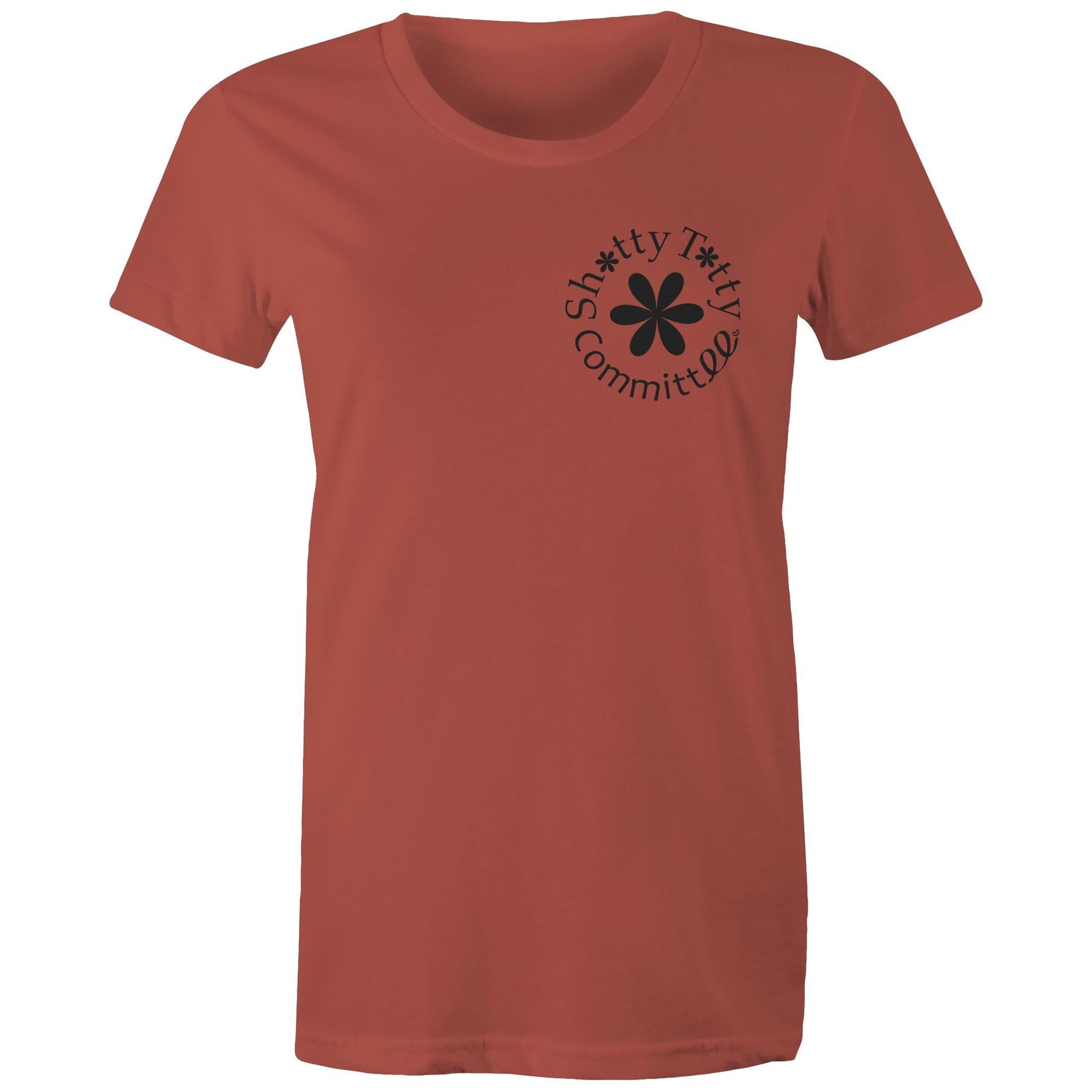 Itty Bitty Titty Tee (Gals Black Logo)