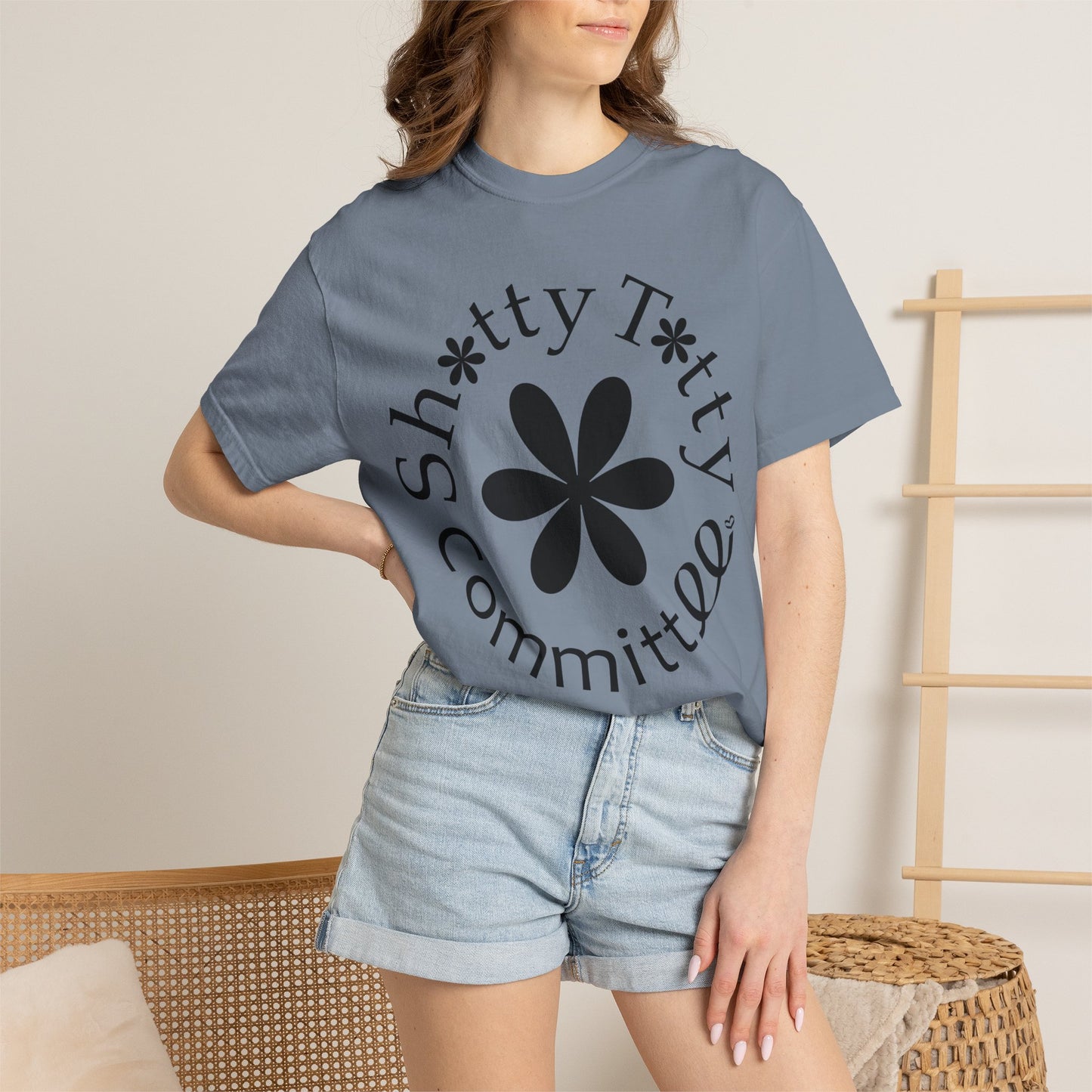 Global Fulfilment - Shitty Titty In Ya Face Tee - Black Logo