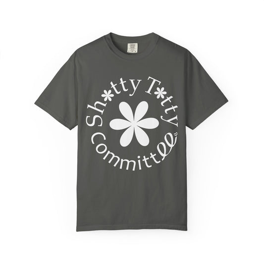 Global Fulfilment - In Ya Face Shitty Titty Tee - White Logo