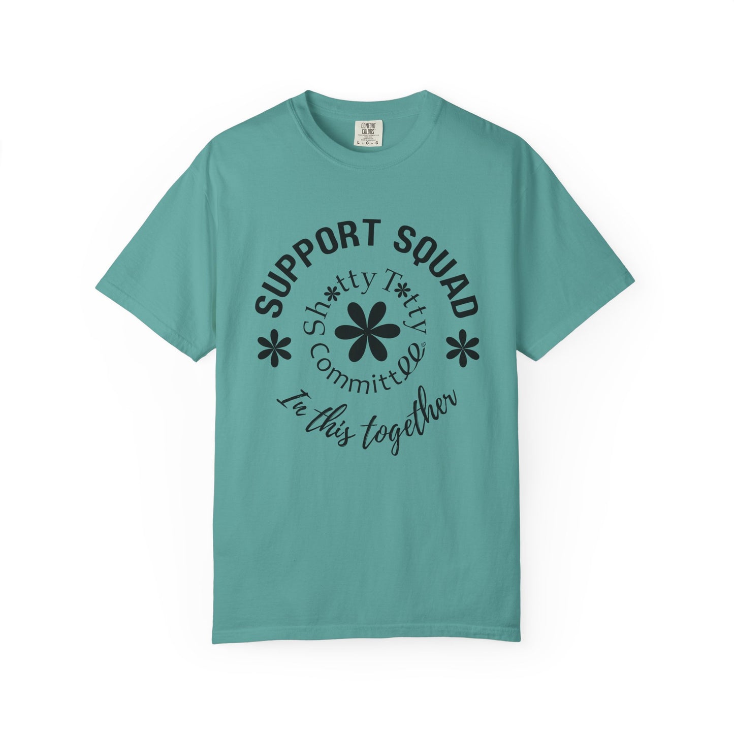 Global Fulfilment - BIG Love Support Squad T-Shirt - Black Logo