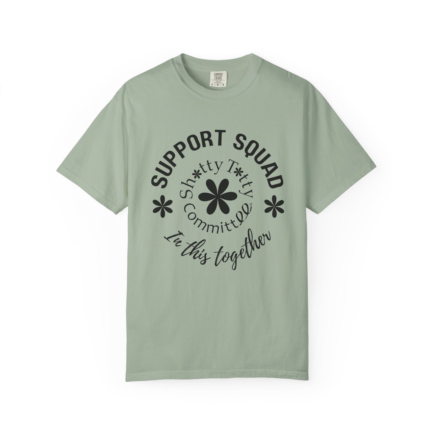 Global Fulfilment - BIG Love Support Squad T-Shirt - Black Logo