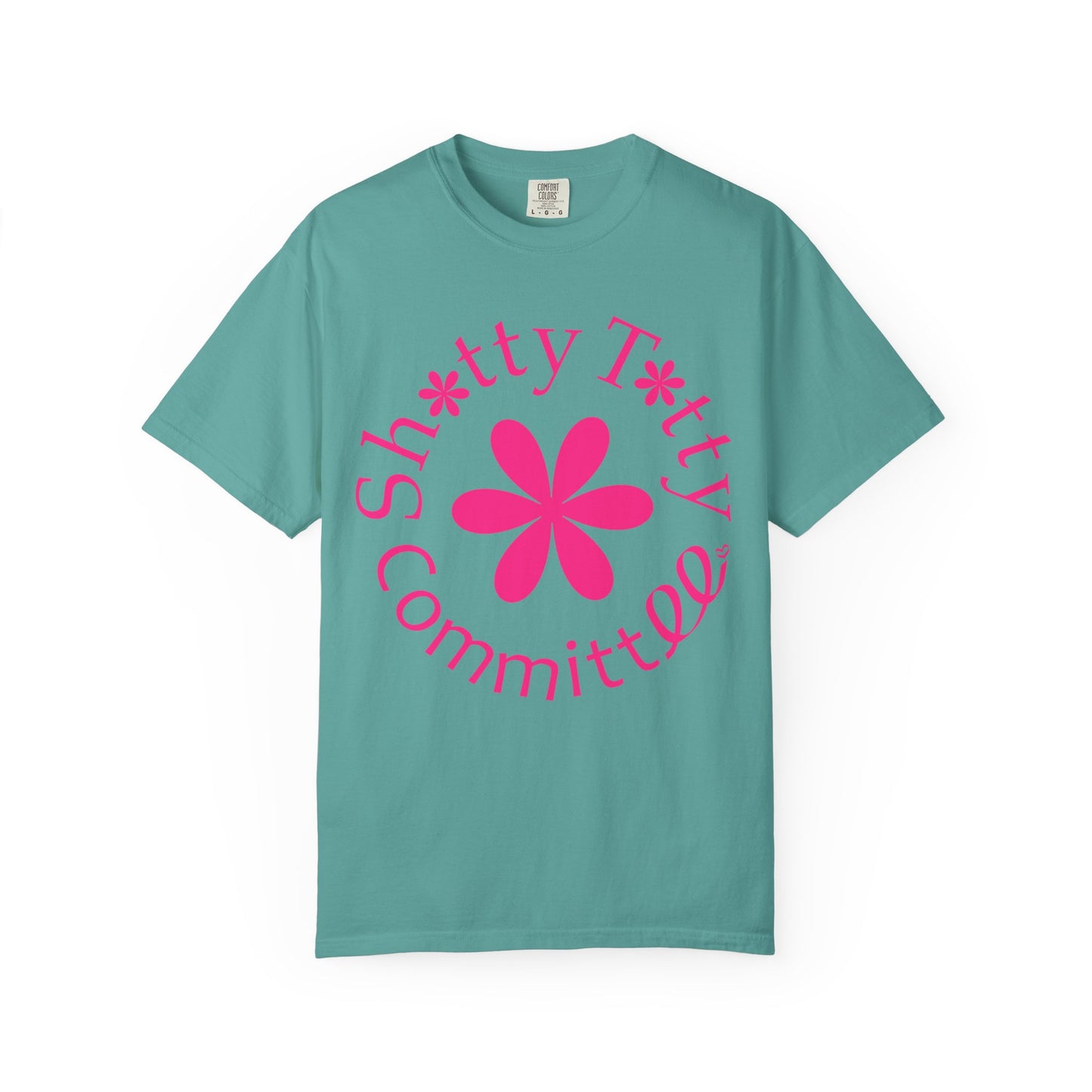 Global Fulfilment - In Ya Face Shitty Titty Tee - Pink Logo