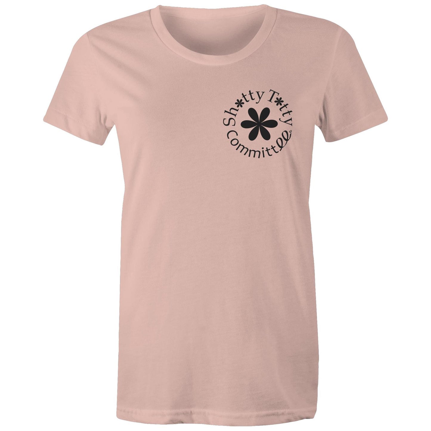 Itty Bitty Titty Tee (Gals Black Logo)