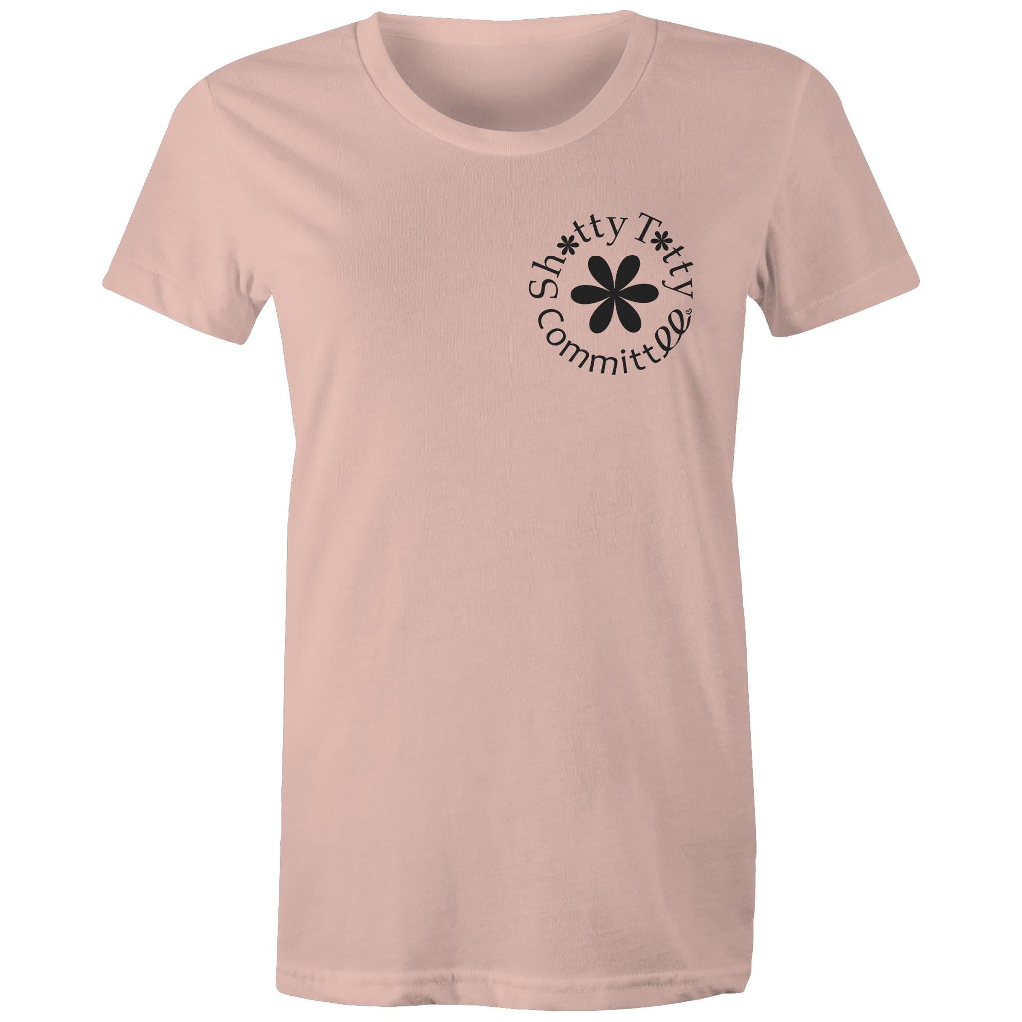 Itty Bitty Titty Tee (Gals Black Logo)
