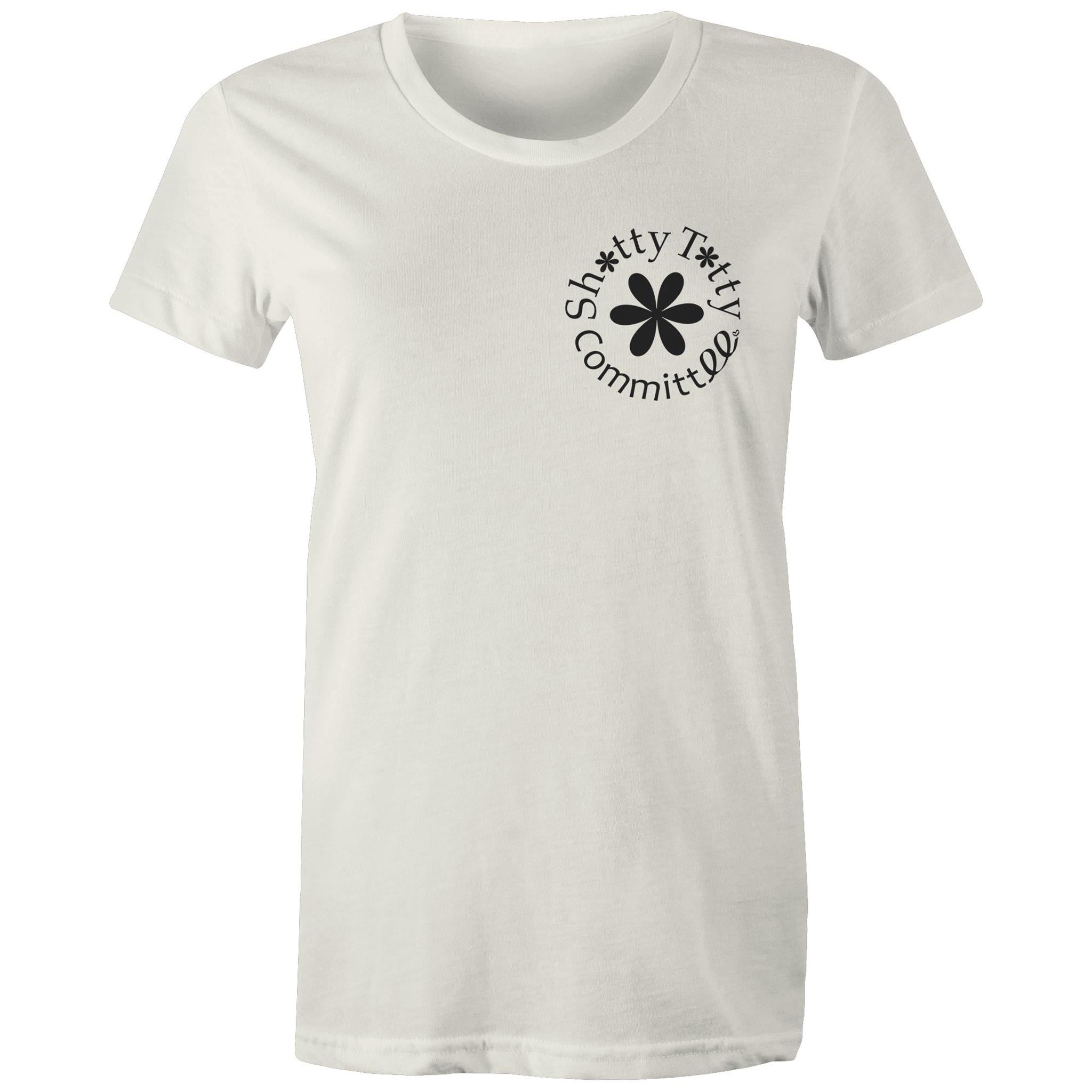 Itty Bitty Titty Tee (Gals Black Logo)