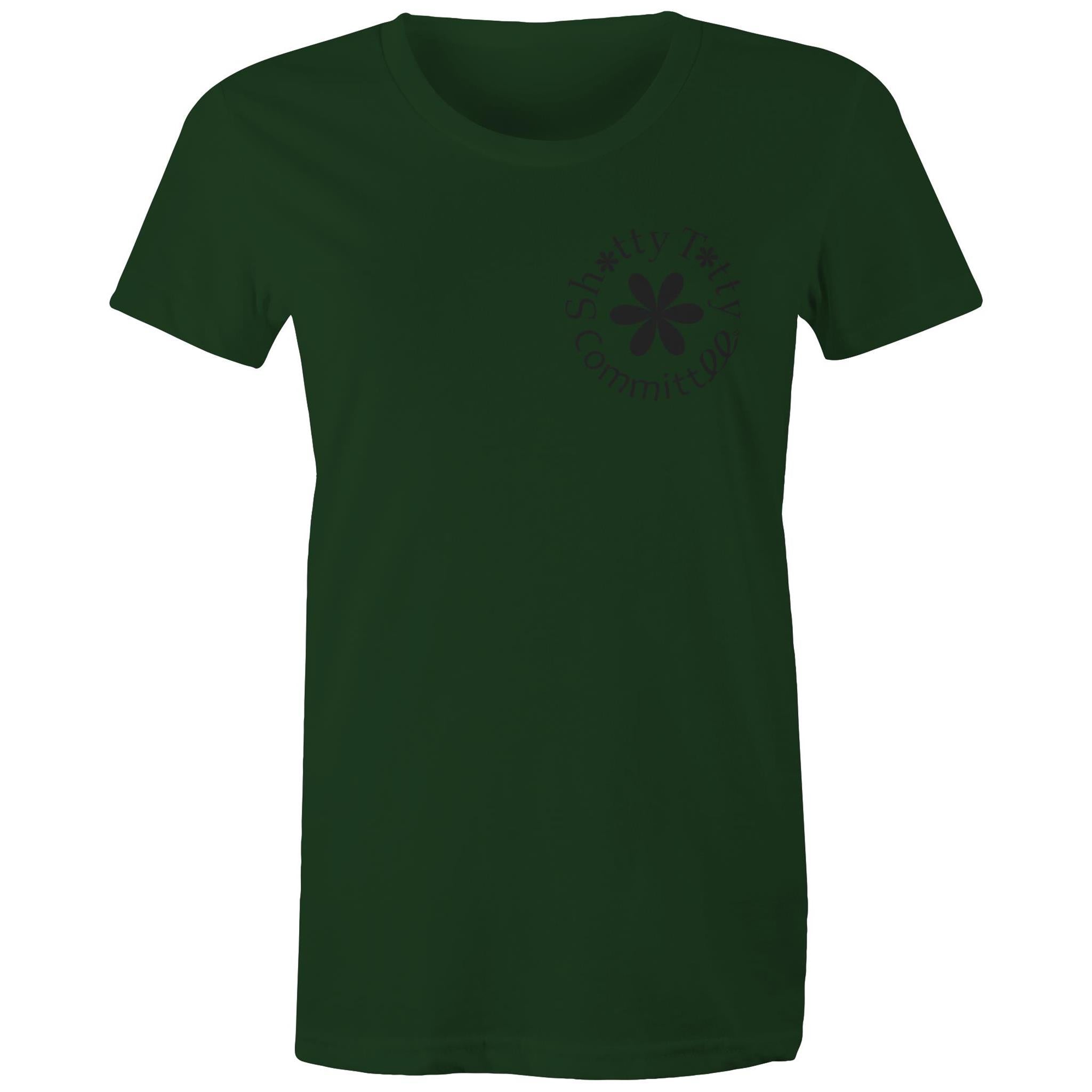 Itty Bitty Titty Tee (Gals Black Logo)