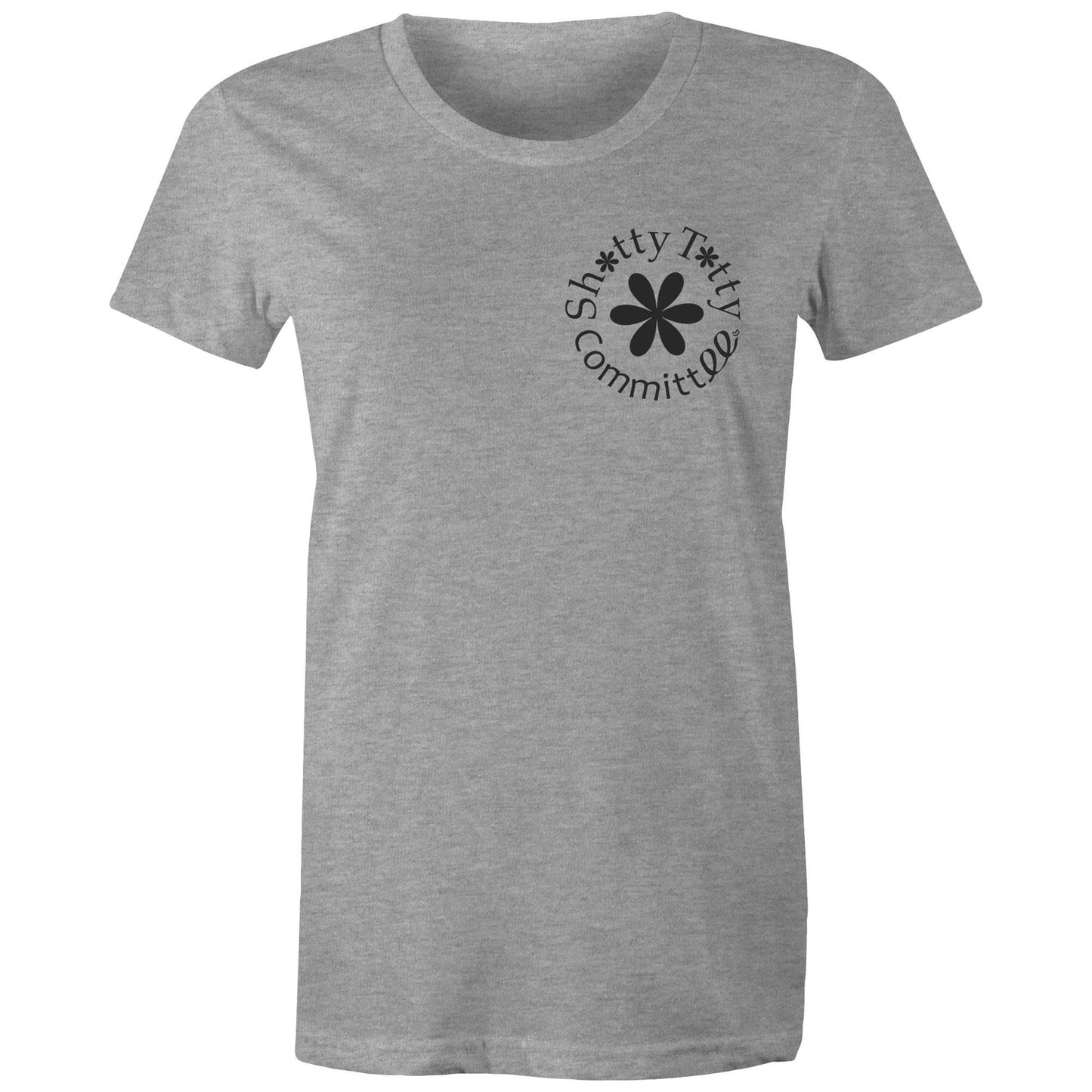 Itty Bitty Titty Tee (Gals Black Logo)